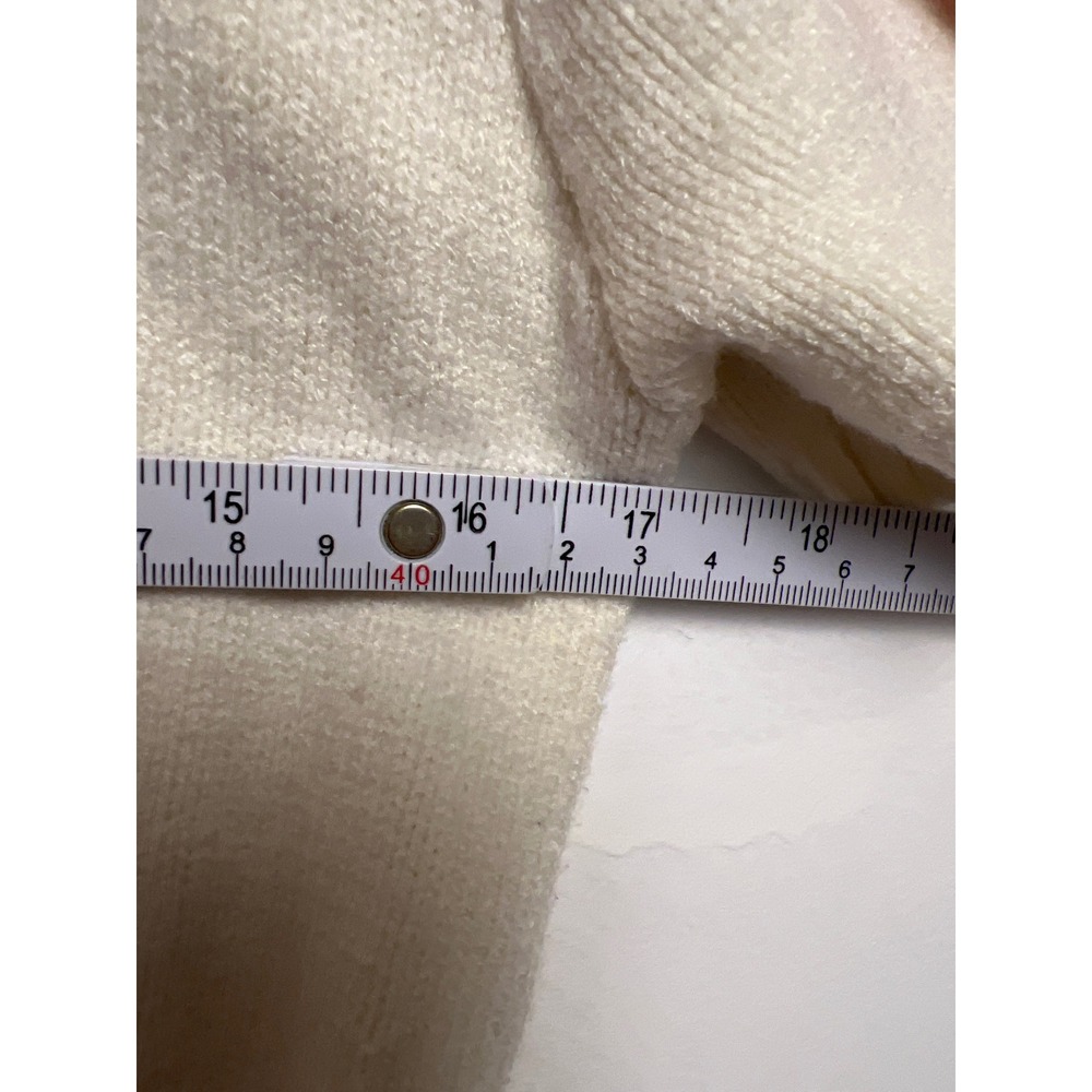 Luna Ivy Cream Strawberry 3D‎ Embroidered SS Cropped Knit Sweater M - Picture 6 of 10